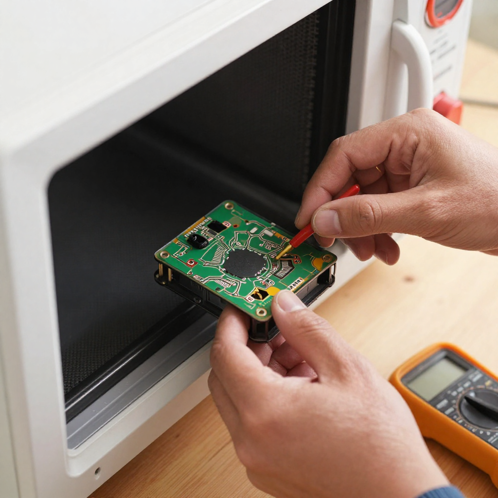 Professionele technici aan het werk